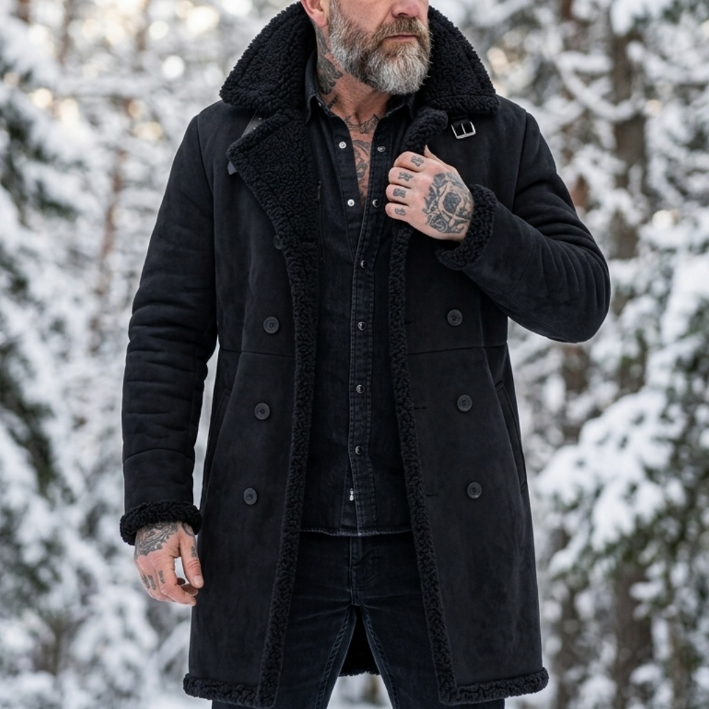 Outdoor Hunting Fleece - Chaqueta de Invierno para Hombre, Forrada