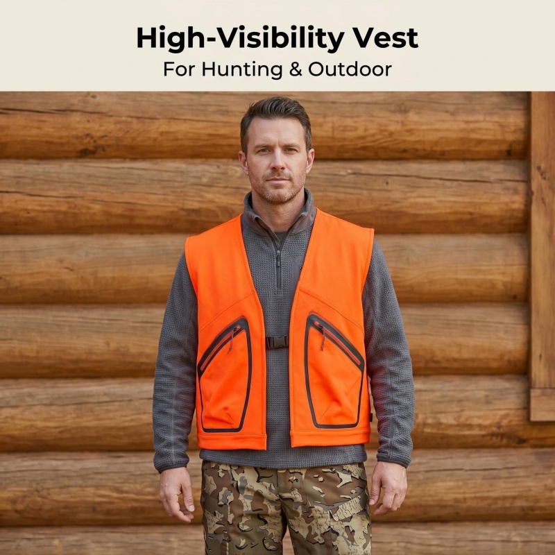 Chaleco de Seguridad para Homb - Outdoor Hunting Fleece reseña y precio