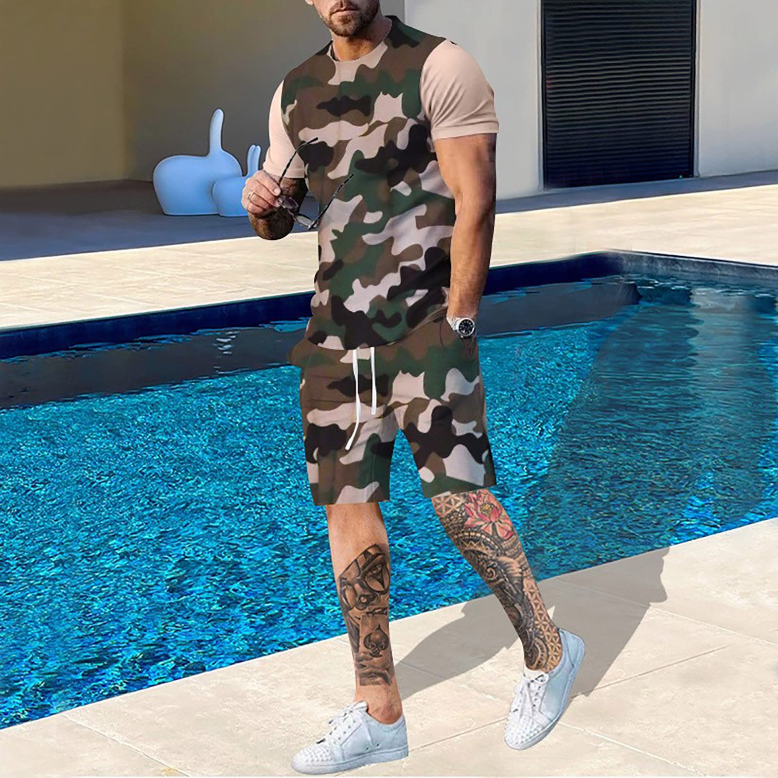 Conjunto de camiseta de camufl - Outdoor Hunting Outfit reseña y precio