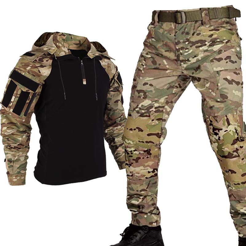 Traje Táctico Multicam Negro p - Outdoor Hunting Outfit reseña y precio