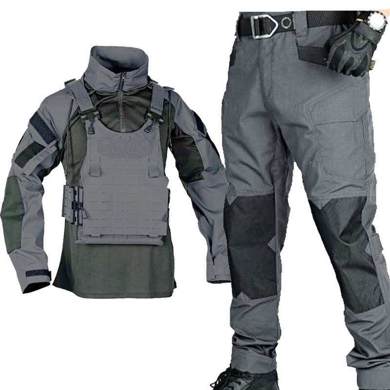 Traje Táctico Multicam Negro p - Outdoor Hunting Outfit reseña y precio