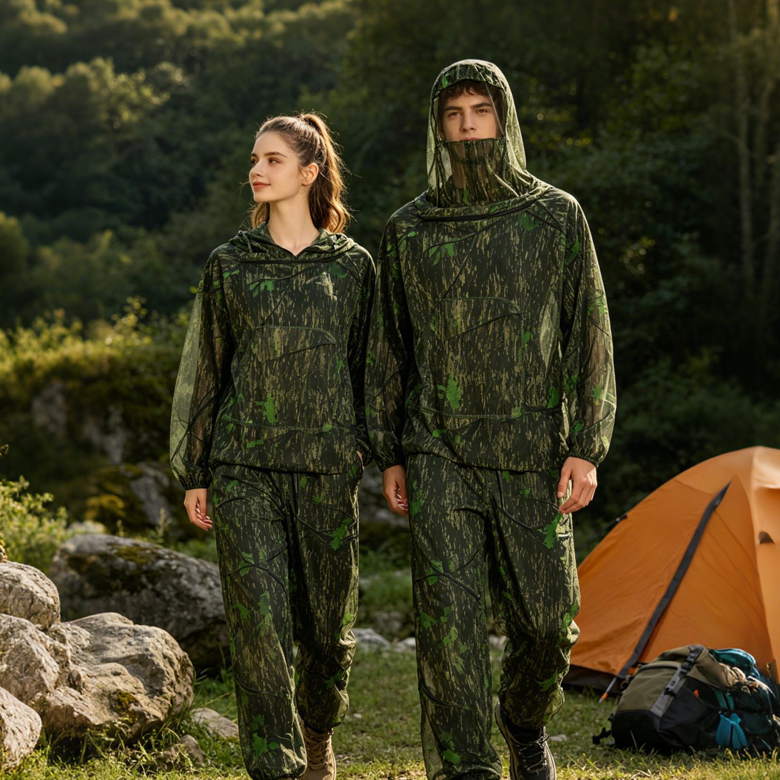 Traje de caza para hombre, con - Outdoor Hunting Outfit reseña y precio
