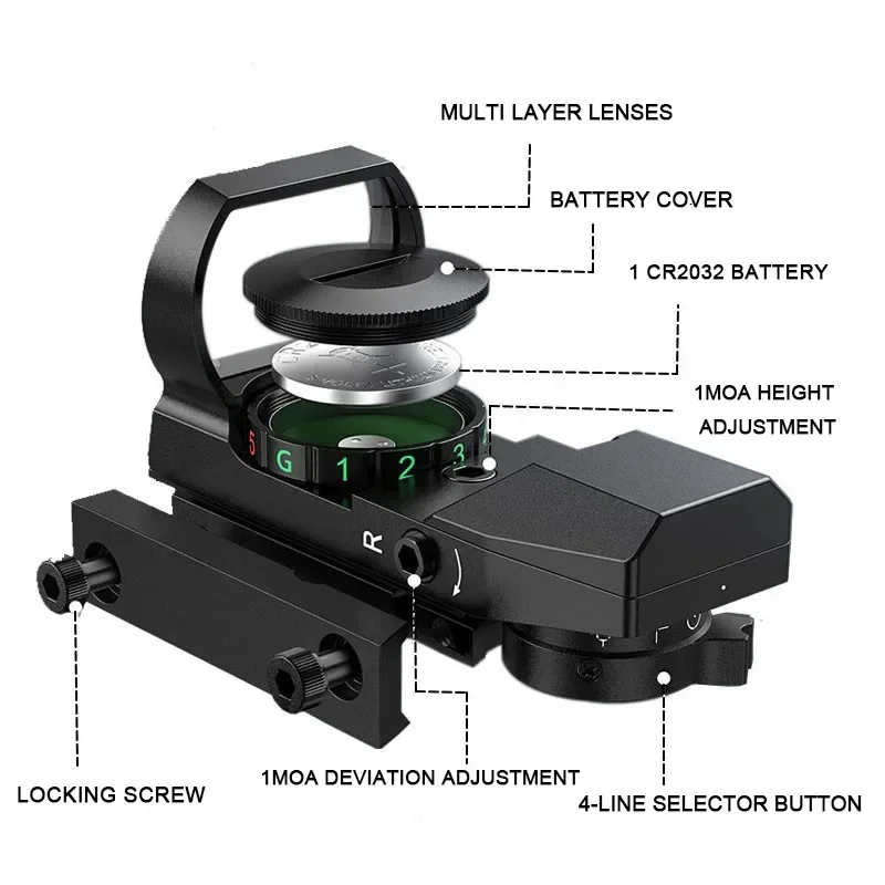 Mira Telescópica Táctica HD101 - Outdoor Hunting Range reseña y precio