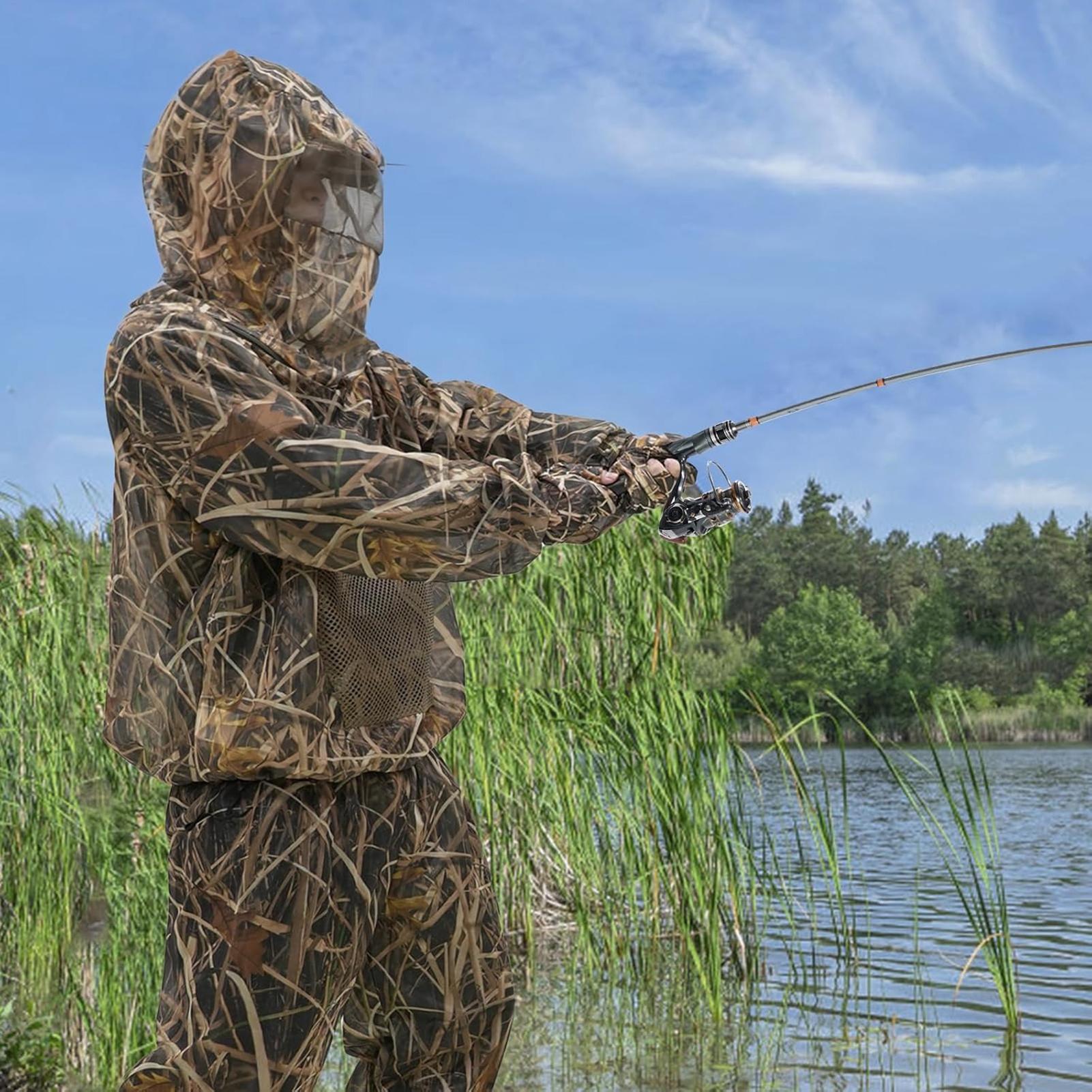 Traje de caza con malla a prue - Outdoor Hunting Outfit reseña y precio