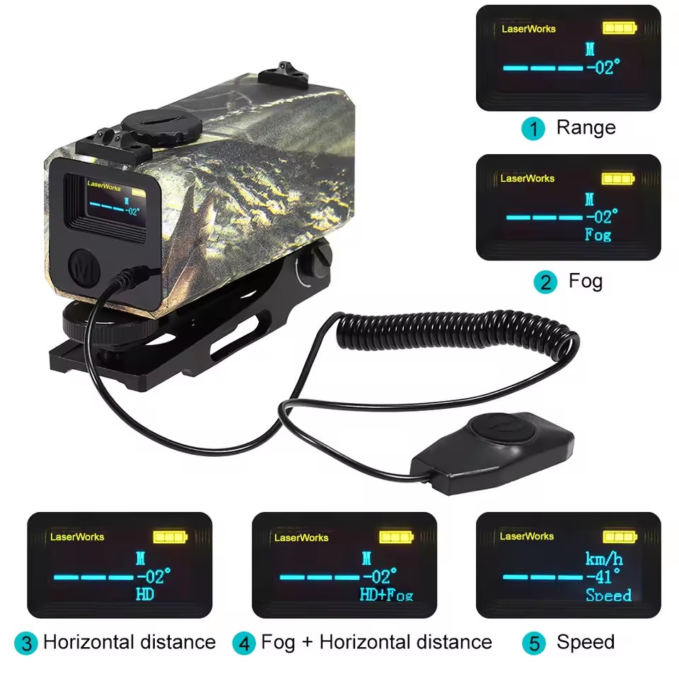Mini telémetro automático láse - Outdoor Hunting Range reseña y precio