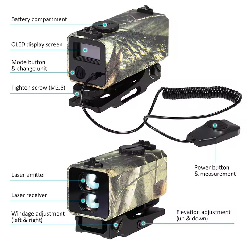 Mini telémetro automático láse - Outdoor Hunting Range reseña y precio