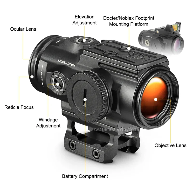 Mira telescópica táctica para  - Outdoor Hunting Range reseña y precio