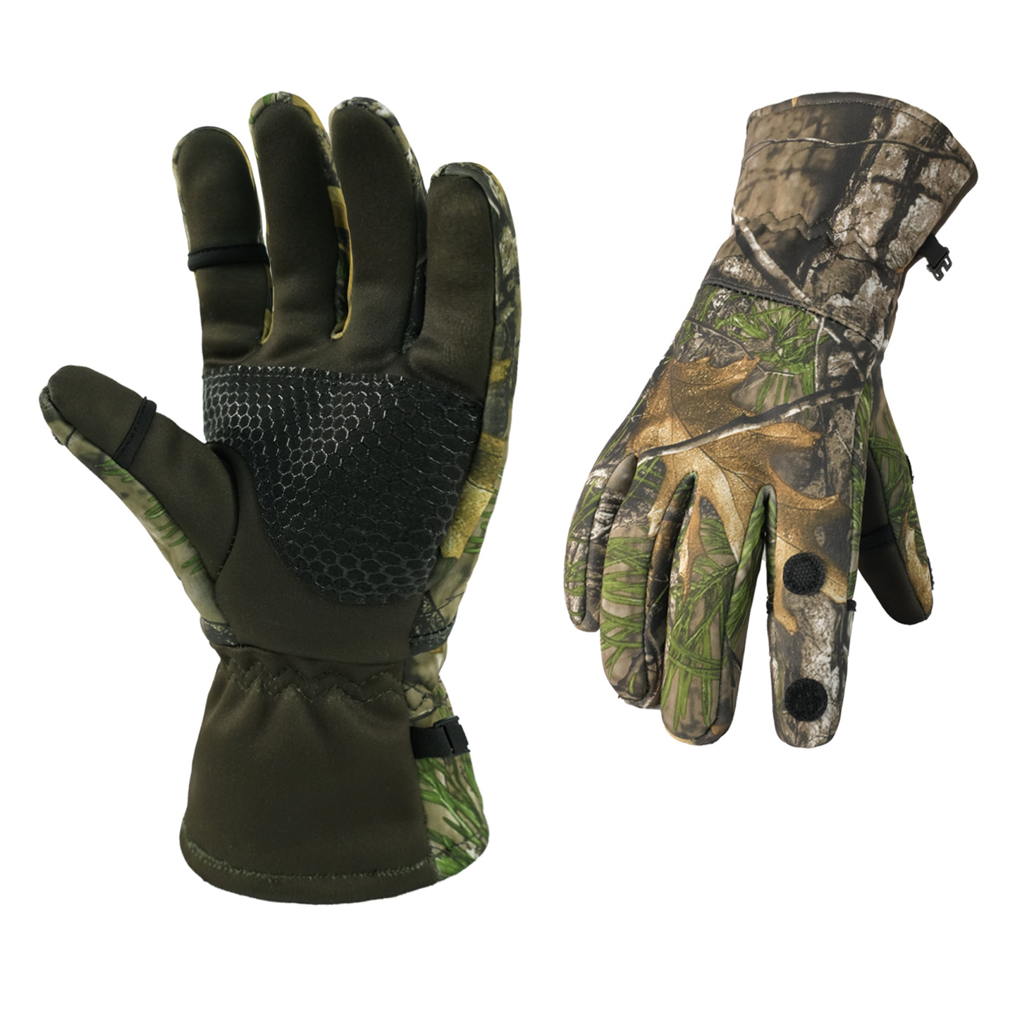 Guantes de camuflaje de caza b - Outdoor Hunting Fleece reseña y precio